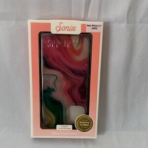 Sonix Colorful Marble Phone Case - Pink, Green, Black